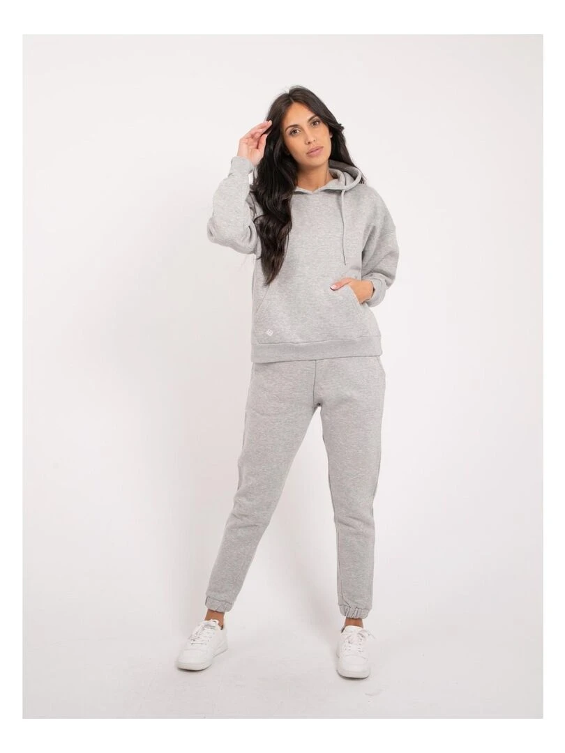 Sweatshirt capuche YLONA   Gris