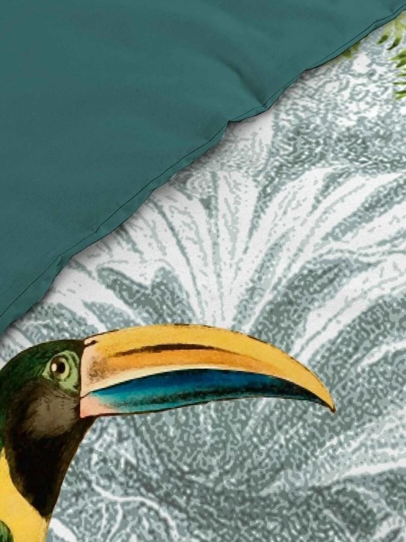 Housse de couette + taie(s) Lulea coton 42 fils Vert