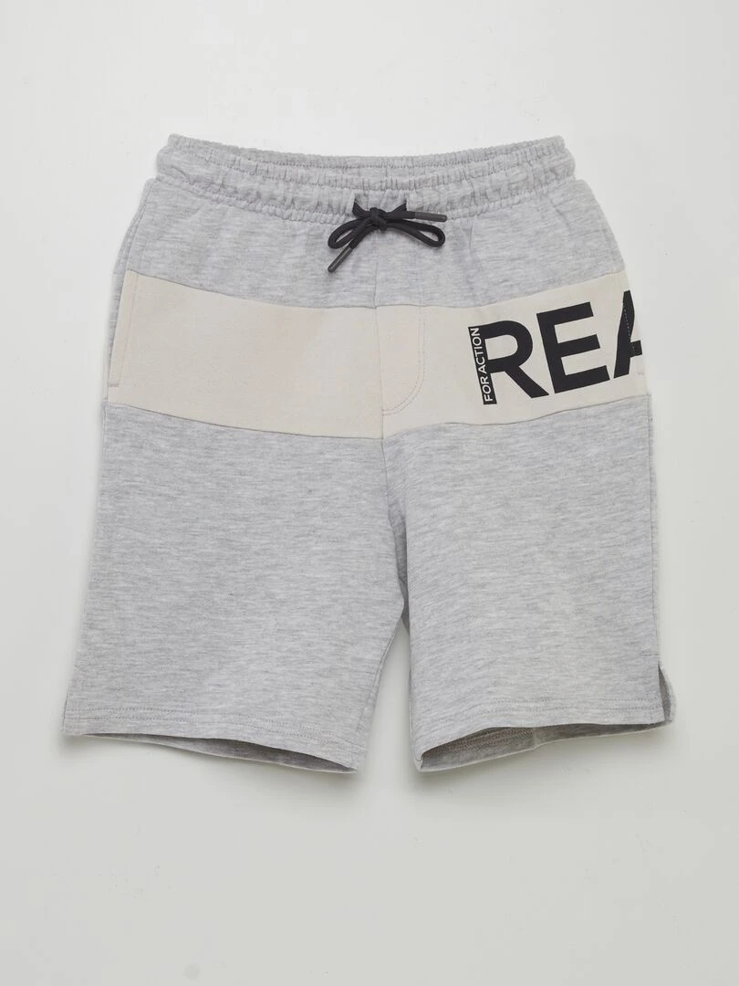 Ensemble débardeur short   2 pièces   Gris
