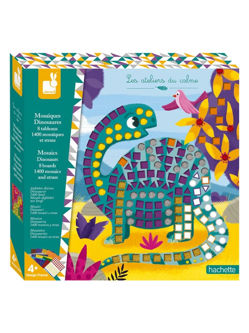Cartes créatives Mosaïques Dinosaures Les ateliers du calme N/A