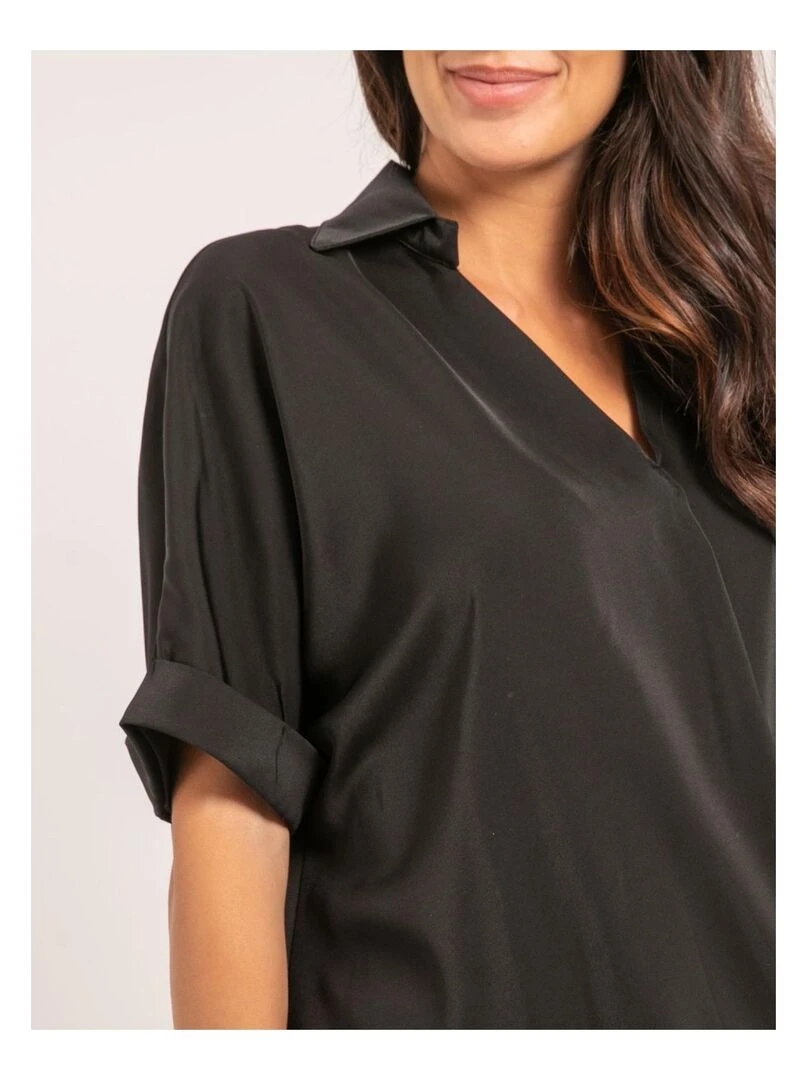 Blouse fluide OURIA   Noir