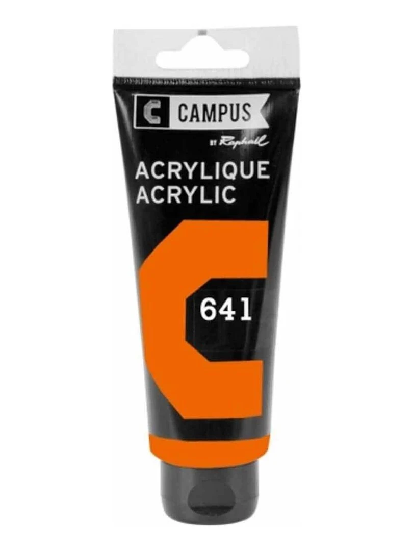 Peinture acrylique 100 ml Orange n°641 N/A