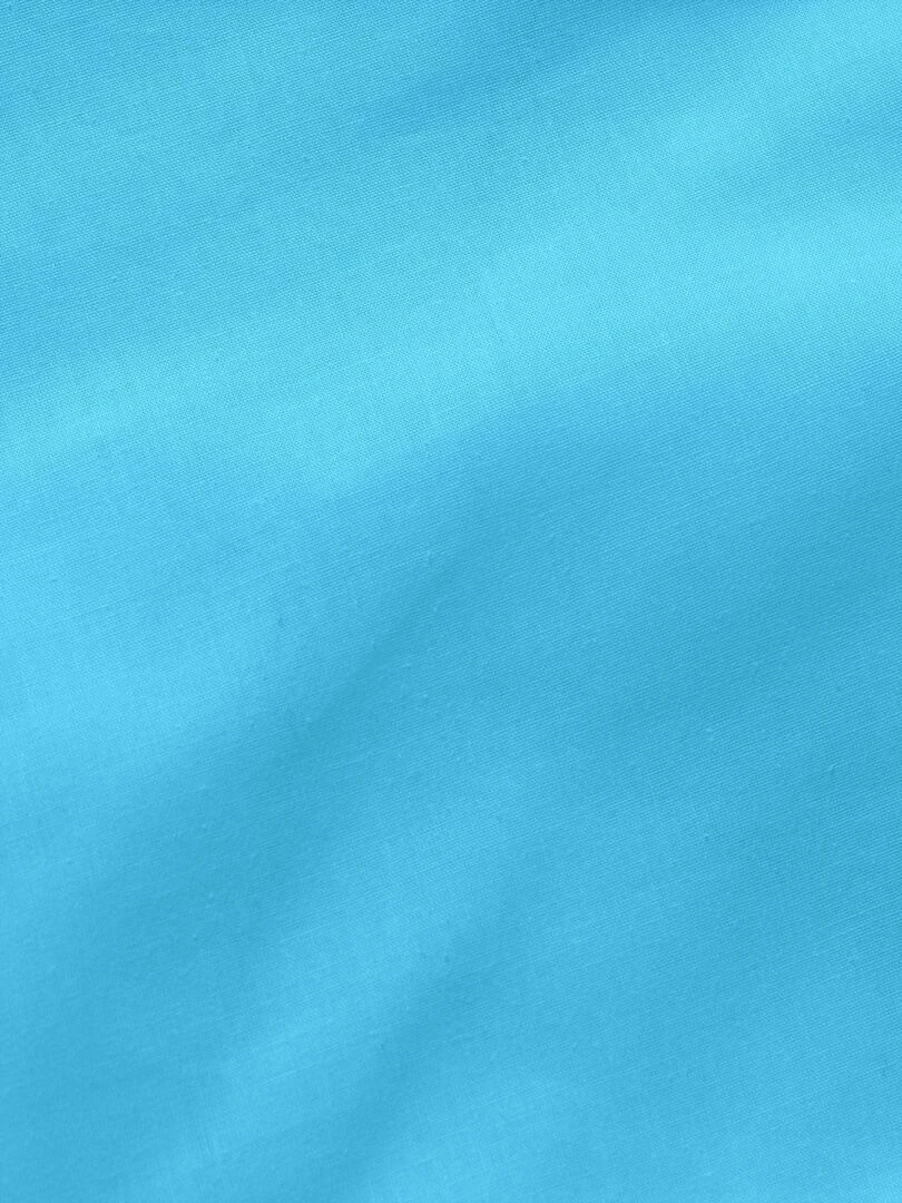 Drap housse Basic "Happyfriday"   Bleu turquoise