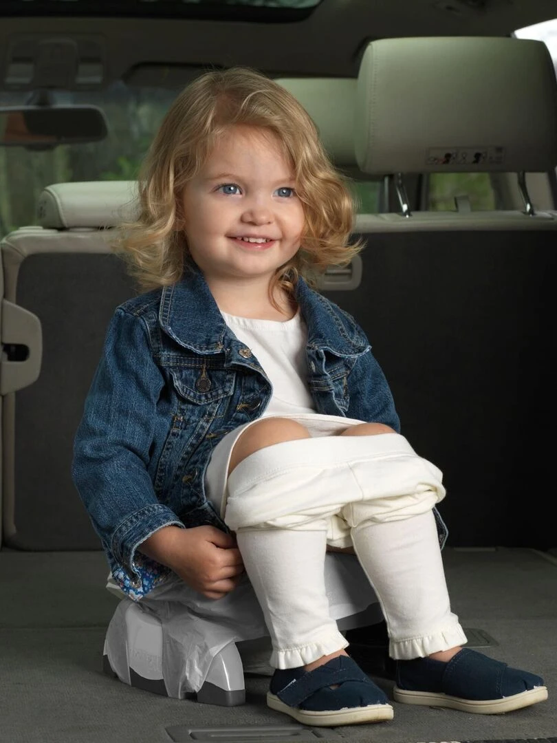 Pot nomade 2 en 1 réducteur de WC    Vert