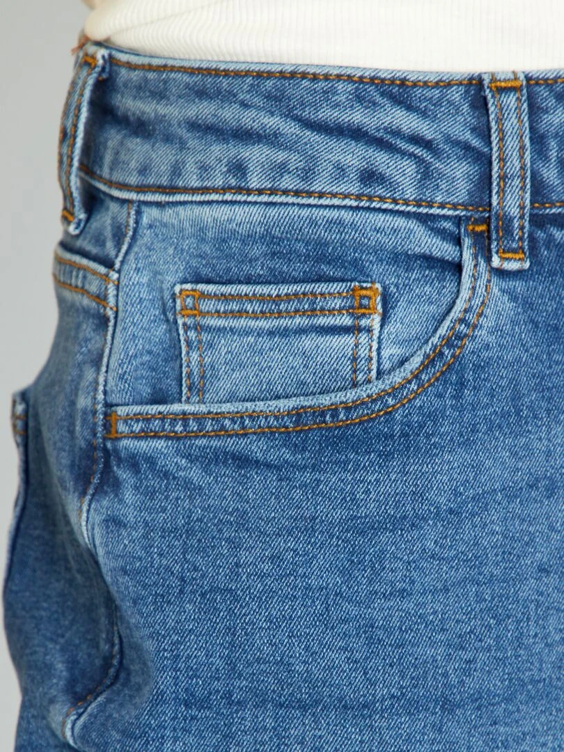 Jean mom à taille très haute   L28   Stone