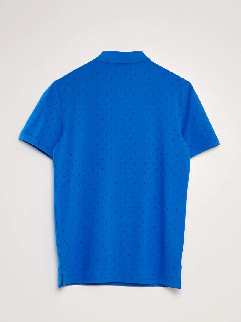 Polo fantaisie Bleu