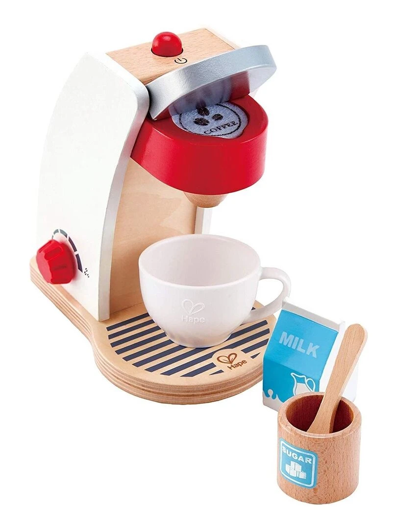 Machine à Café Jeu d'imitation en bois Multicolore