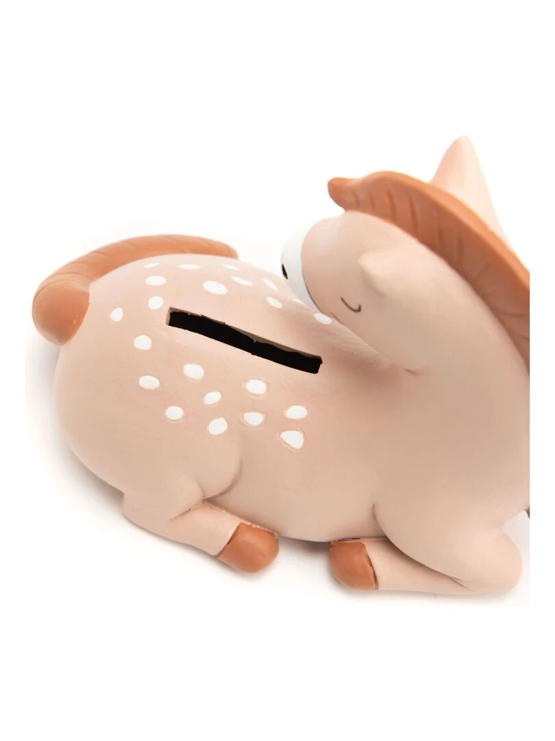 Tirelire cheval (13 cm) Beige