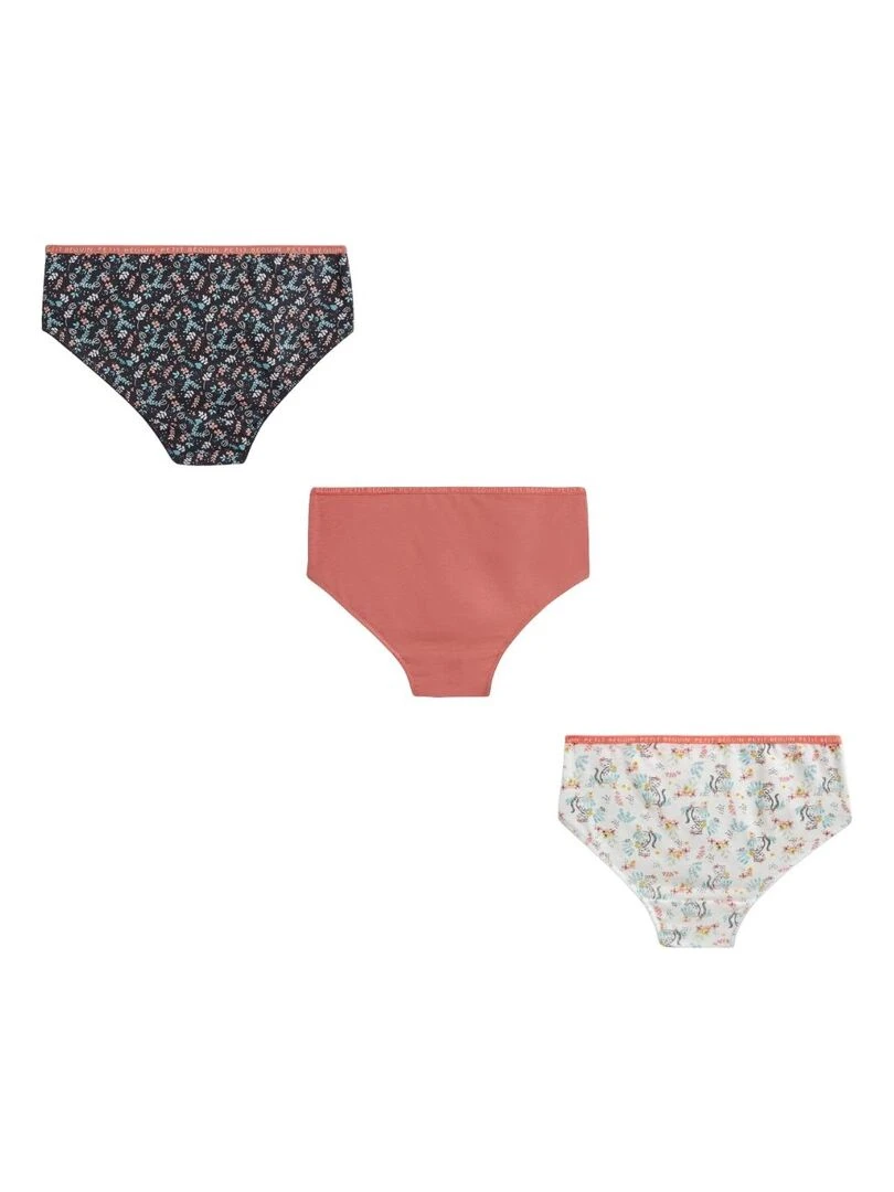 Lot de 3 culottes fille Voilalea Multicolore