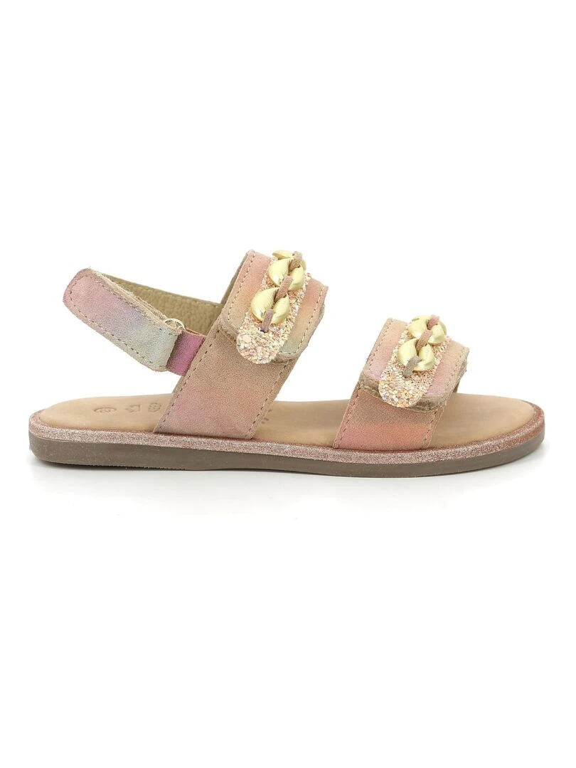 Sandales Cuir Parsea Multicolore
