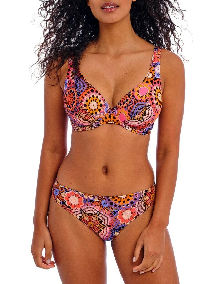Top de maillot de bain Santiago Nights Orange