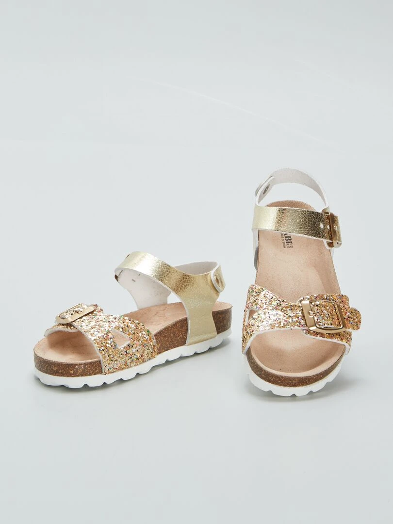 Sandales à brides   Doré
