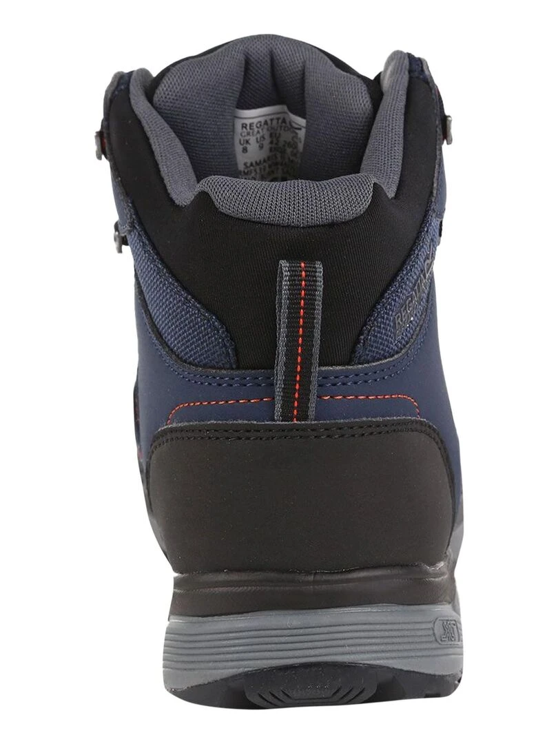 Regatta   Chaussures montantes de randonnée SAMARIS   Bleu Orange