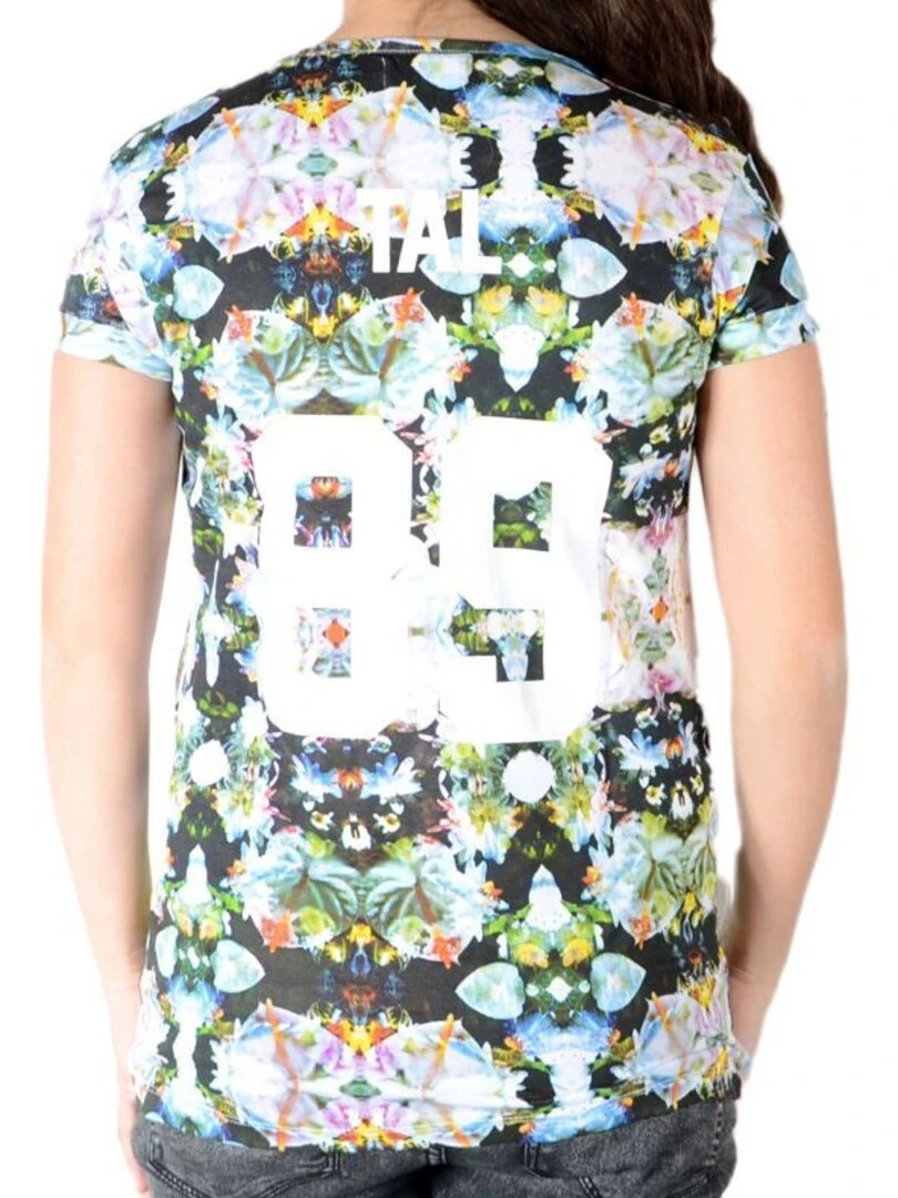 Tee Shirt Little Eleven Paris Talall SS Mixte garçon  fille  Blanc   Blanc