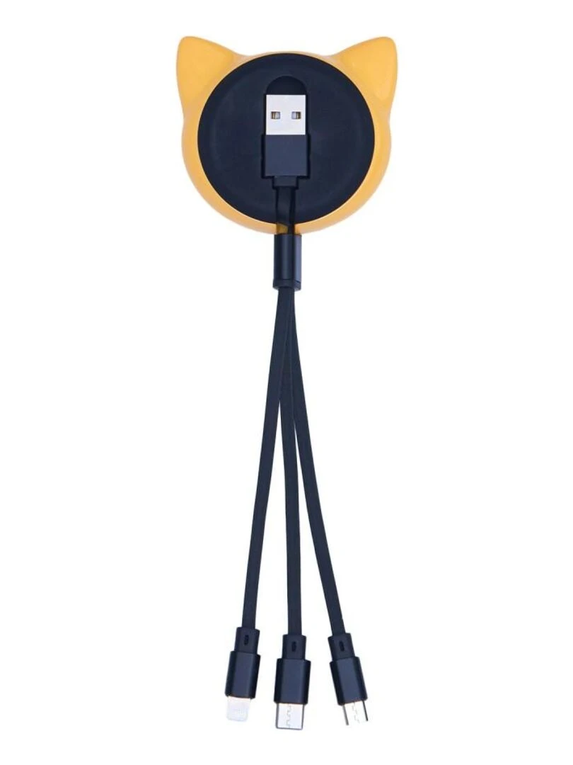 Mob Cable animal multiconnecteur 3 en 1 Chat N/A