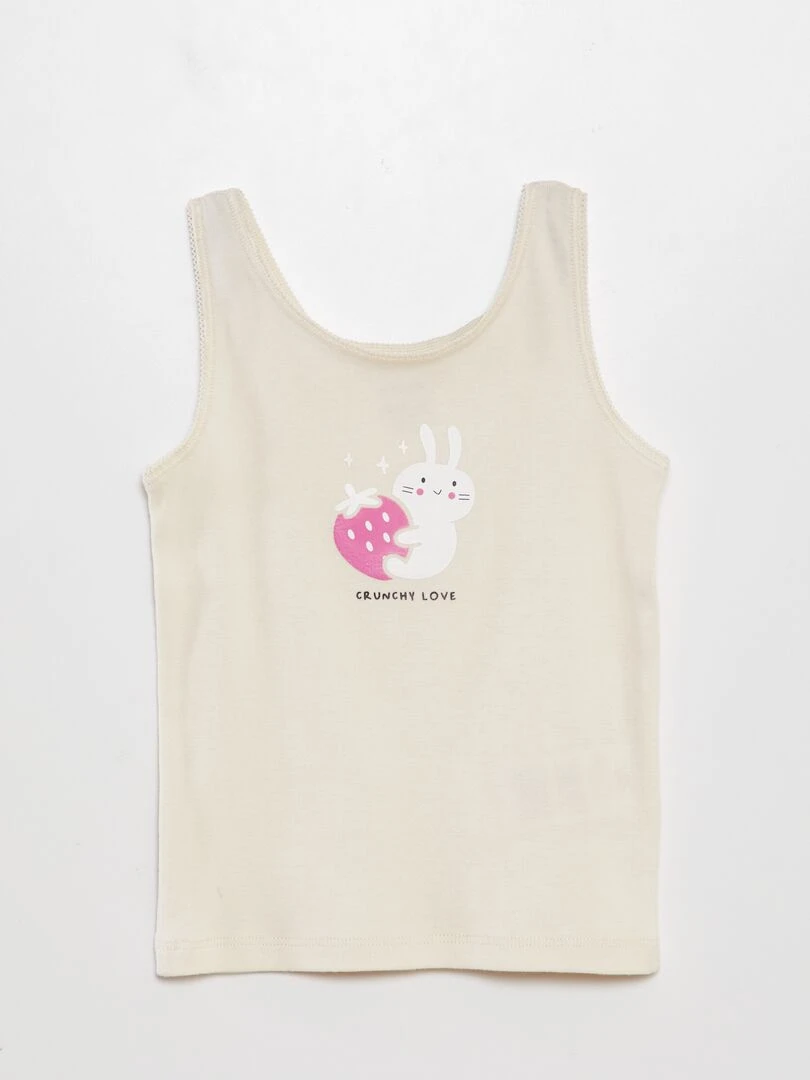 Lot de 2 bodies Ecru