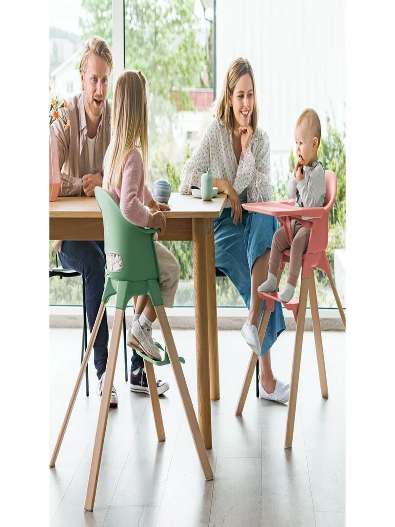 Chaise haute Stokke® Clikk Corail Orange