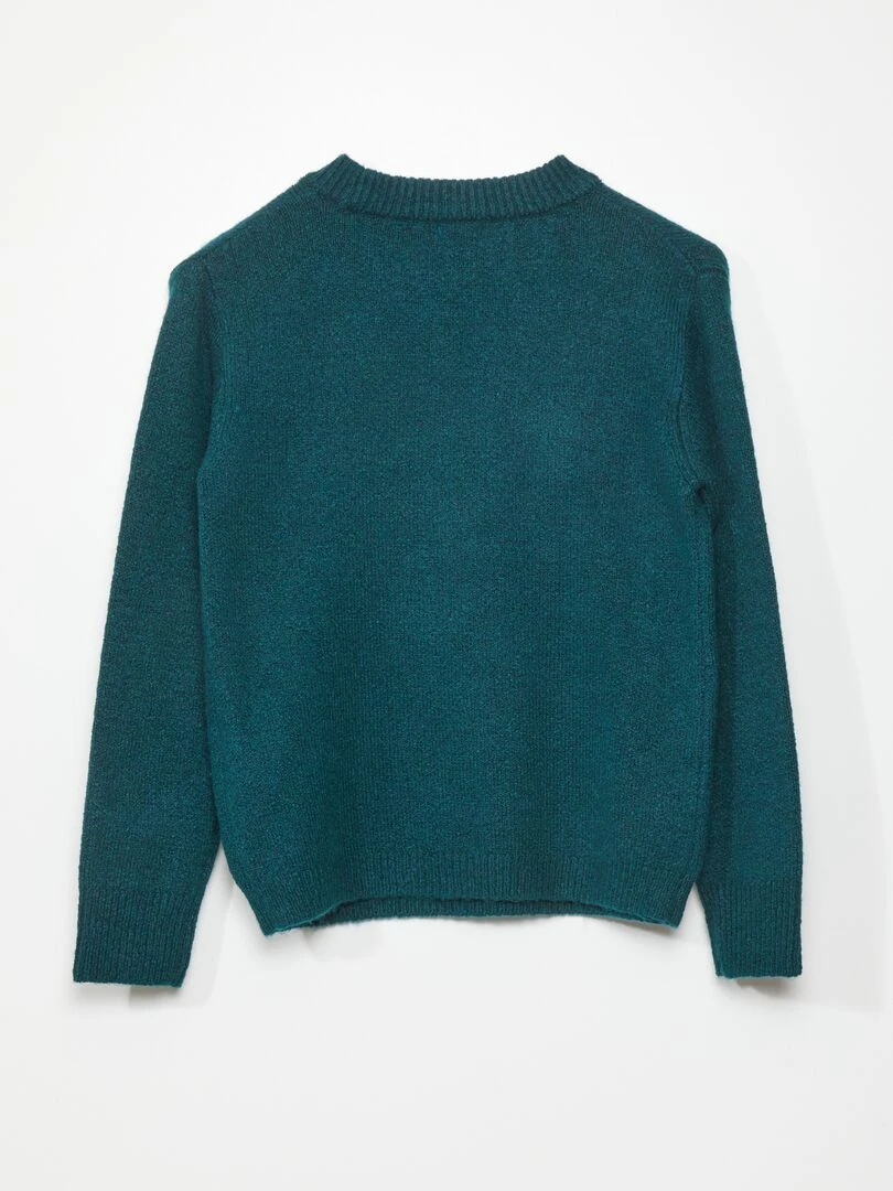 Pull de Noël avec père Noël   Vert