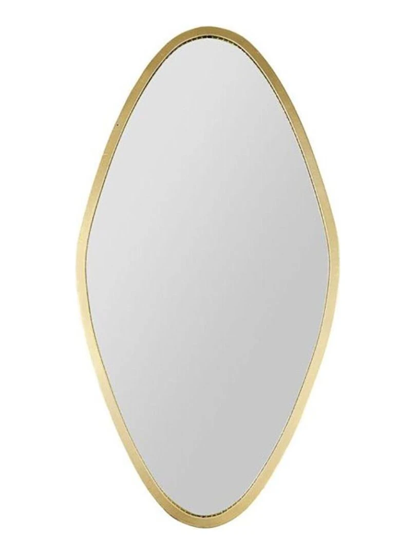 Miroir métal doré minéral Doré/or