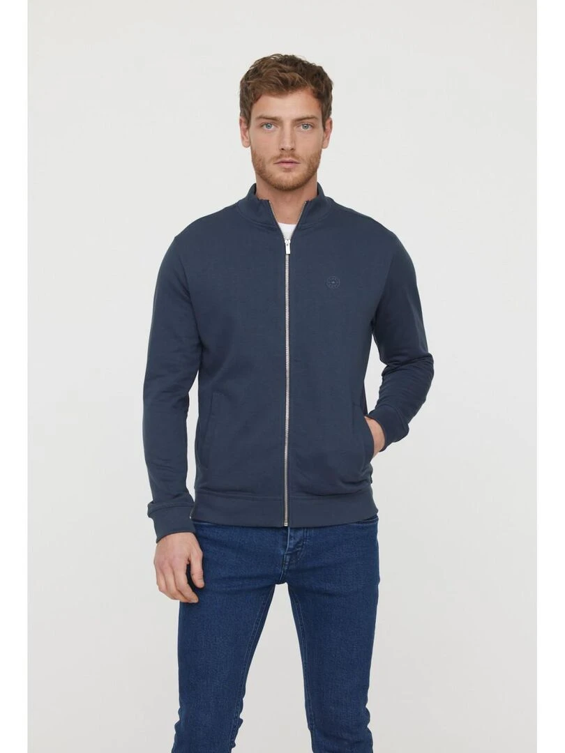 Lee Cooper Sweatshirt manches longues coton regular EMOLI Bleu marine