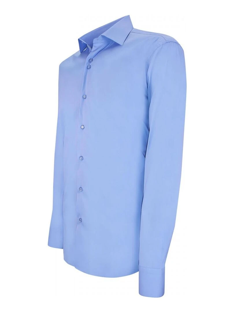 Chemise classique coupe droite CLAMICA   Bleu