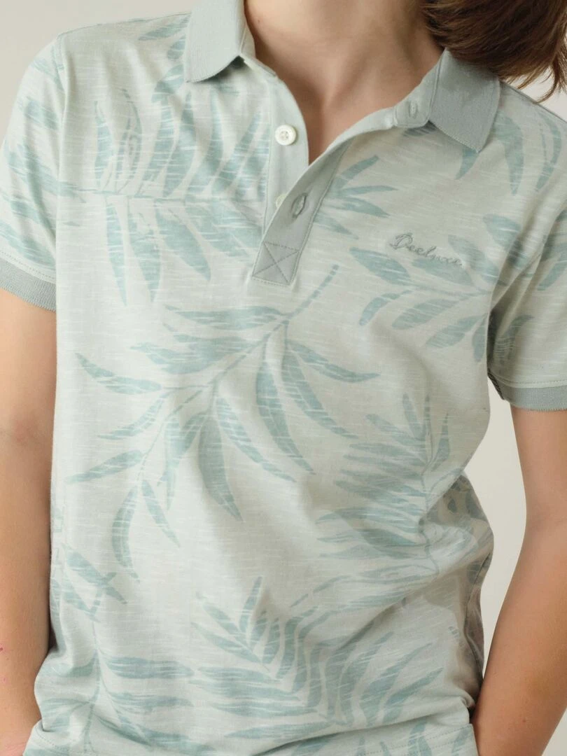 Polo pour homme avec broderie 'Deeluxe'   Vert tilleul