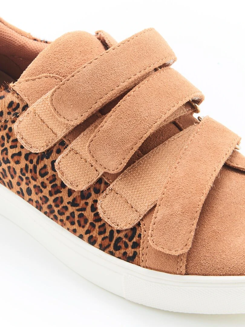 Baskets à scratchs Amortyl   Damart   Camel