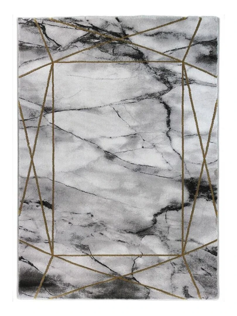 Tapis salon MARBLO OEKO TEX® Doré/or