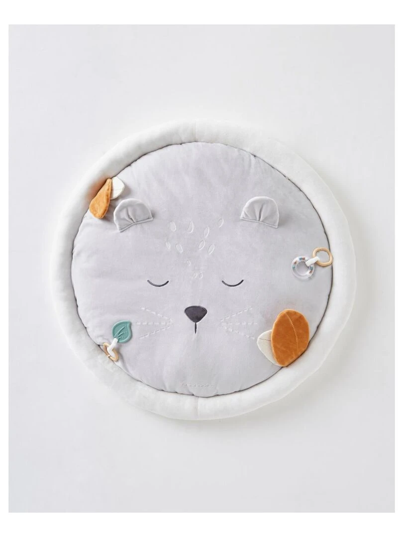 Tapis d'éveil Kendi en Veloudoux    Gris