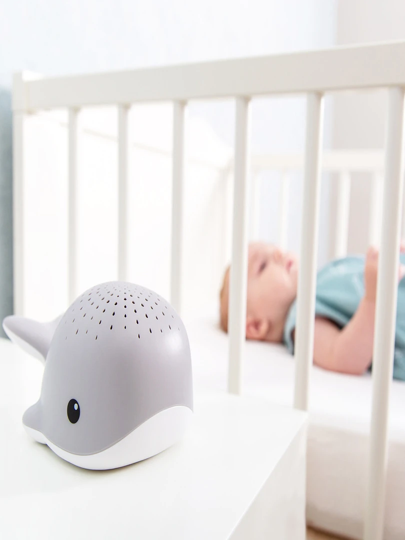 Projecteur d'ambiance Wally la baleine grise   Gris