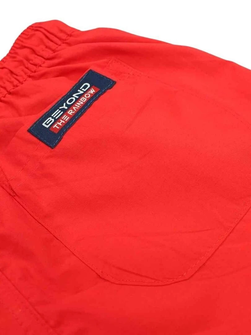 Nasa   Short De Bain garçon imprimé logo   Rouge