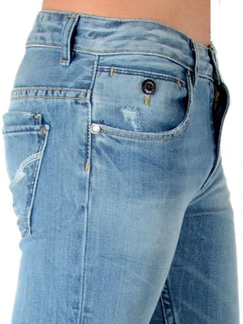 Jeans Kaporal Junior Motor Bleu Fripe   Bleu