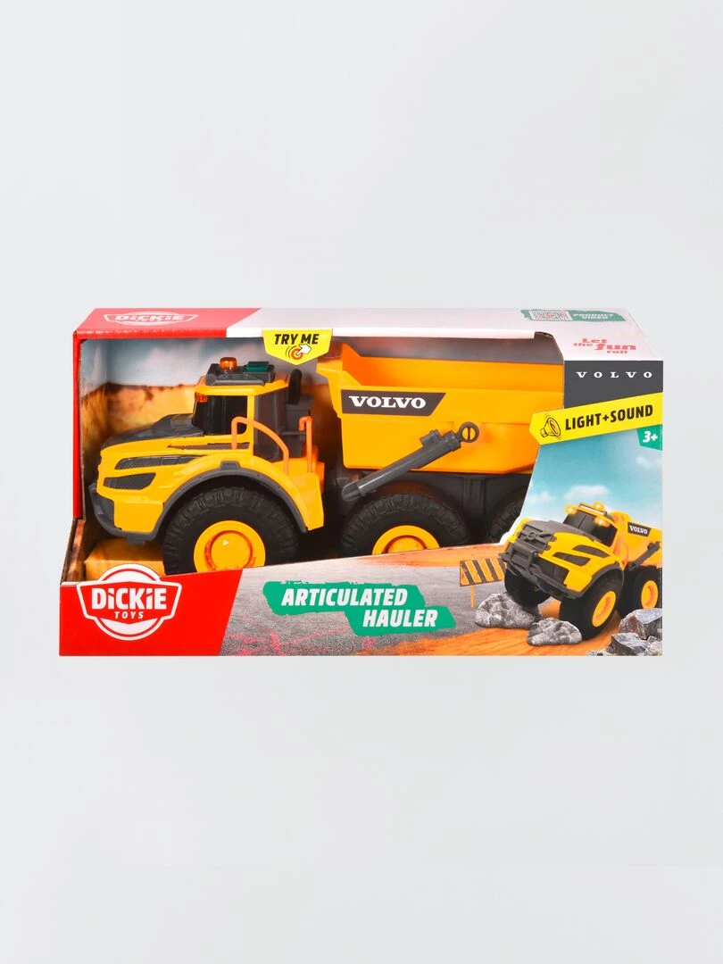 Camion de chantier 'Dickie Toys' jaune/gris