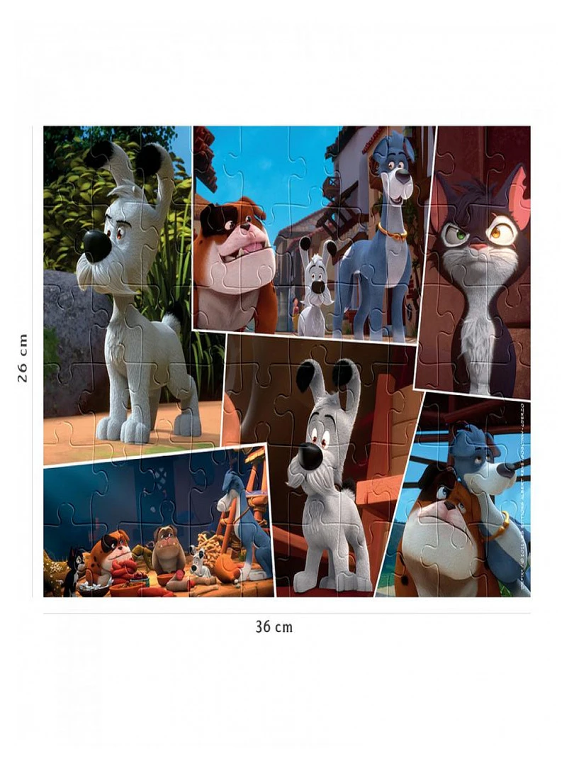 Puzzle 60 P  Idefix Et Les Irreductibles   N/A