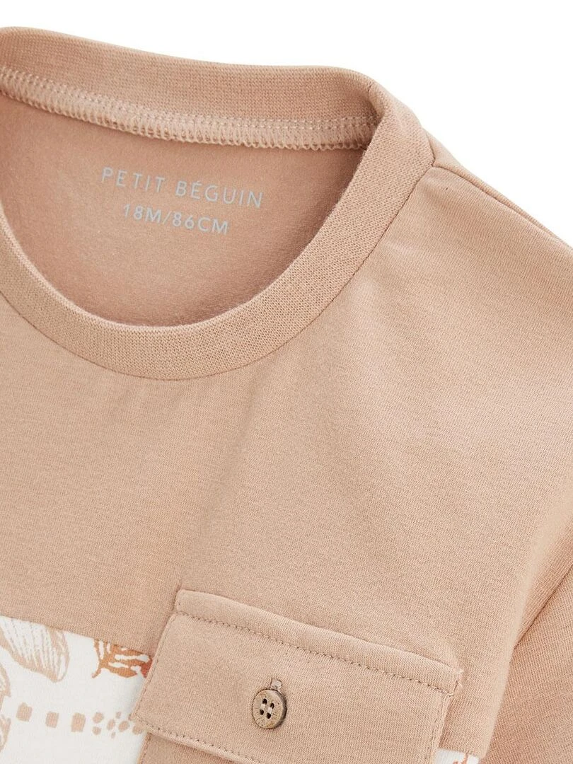 T shirt enfant Bachata   Marron