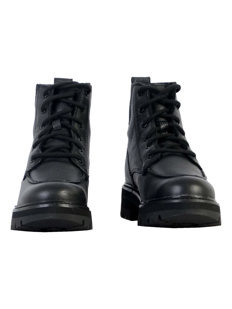 Bottine Cuir Clarks Orianna Mid   Noir