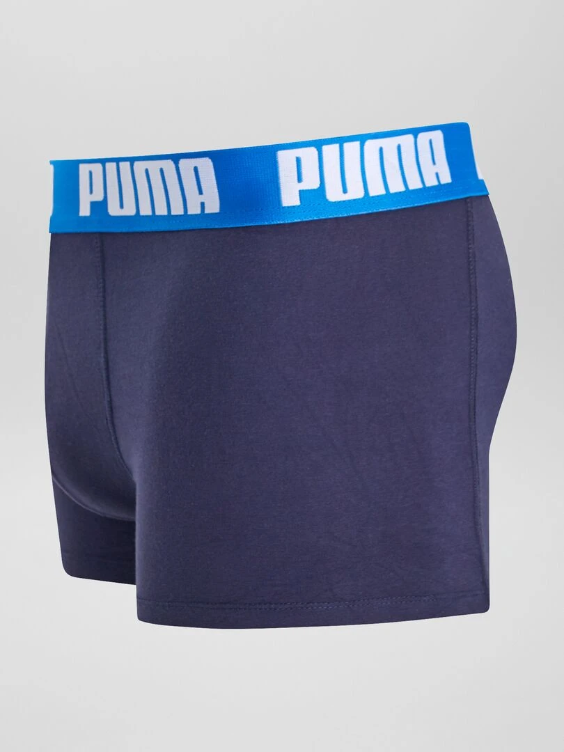 Boxers 'Puma'   Lot de 4   Bleu/noir/rouge