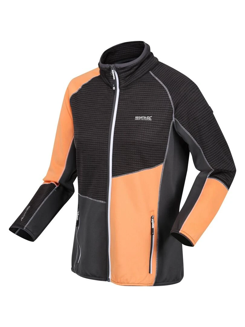 Regatta   Veste YARE   Noir Orange clair