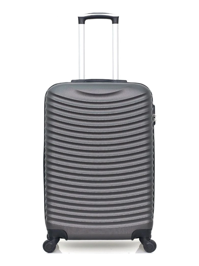HERO VALISE WEEKEND ABS ETNA 65 CM 4 ROUES Gris foncé