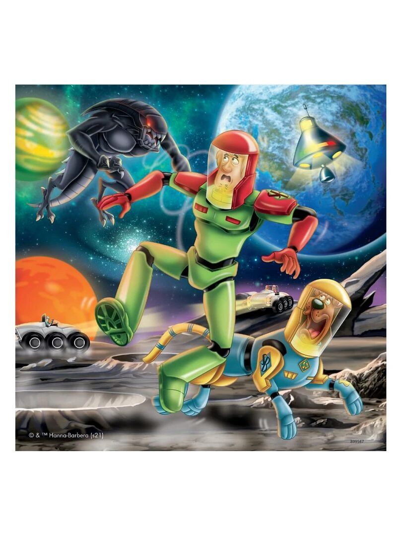 Puzzles 3x49 Pieces   Les Aventures De Scooby doo   N/A