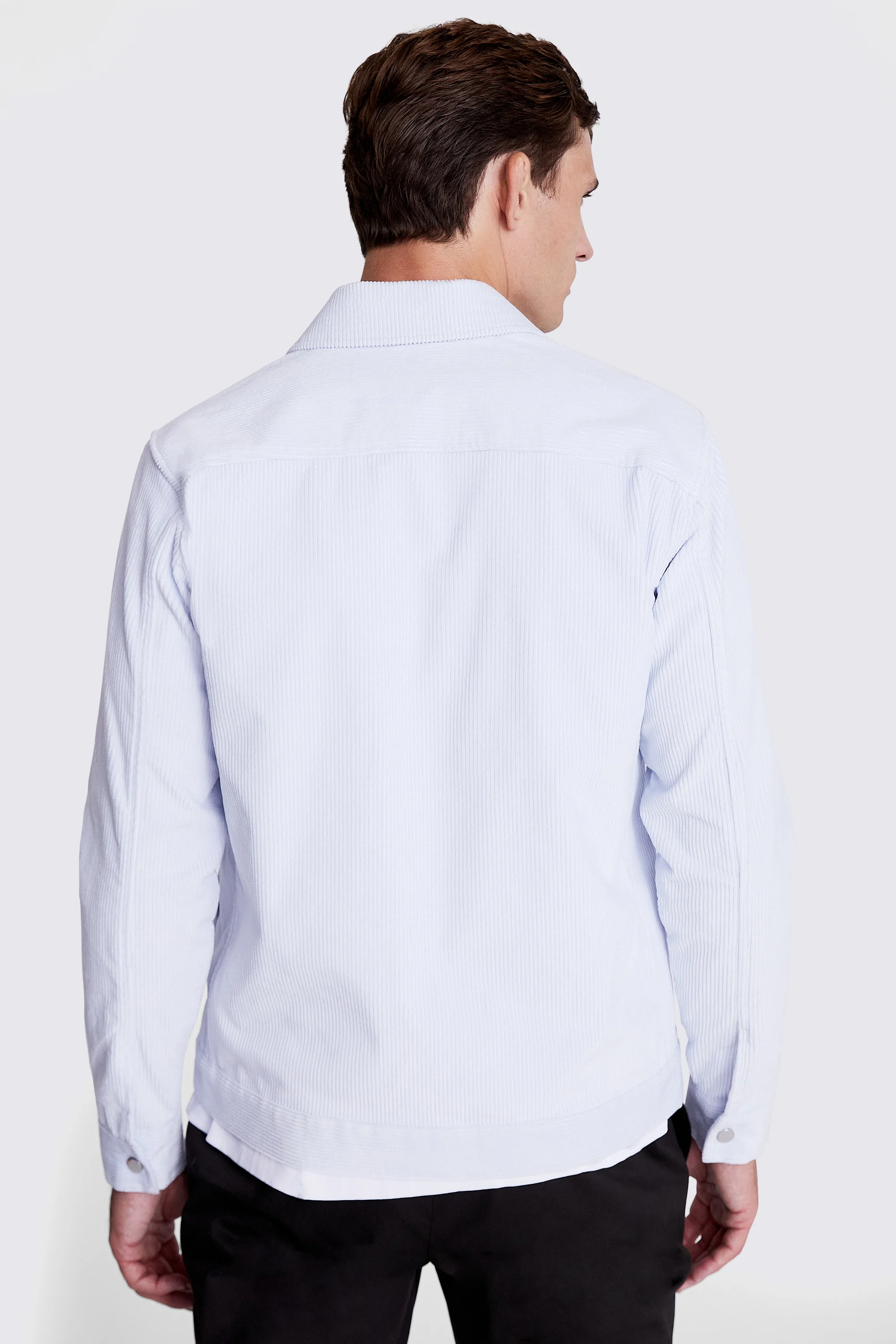 Tailored Fit Blue Check Stretch Jacket   Buy Online at Moss