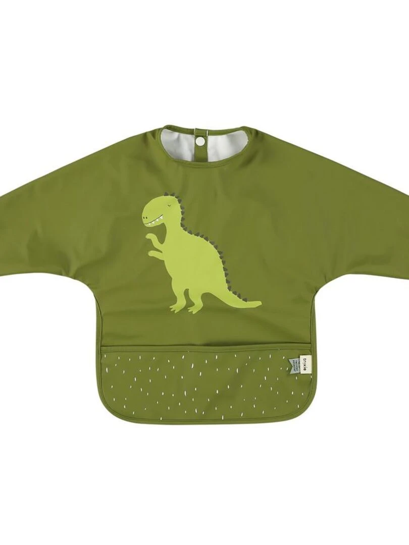 Bavoir à manches imperméable Mr Dino Trixie Vert