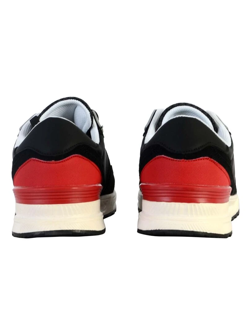 Basket Cuir Teddy Smith   Noir