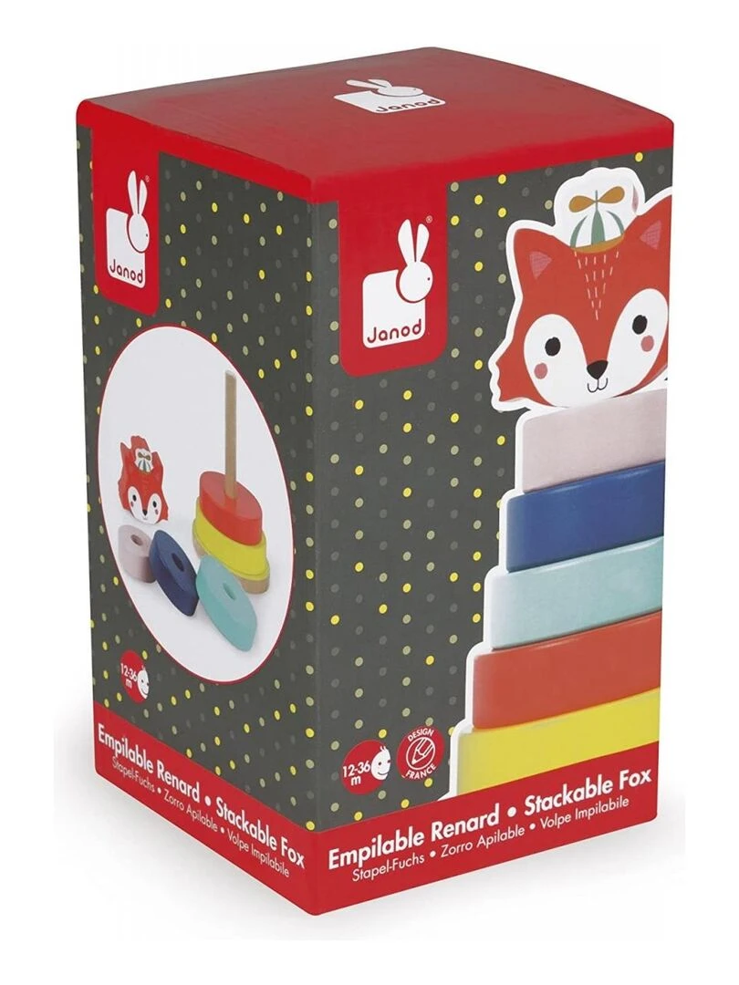 Jeu à empiler renard baby forest (7 pièces)   N/A