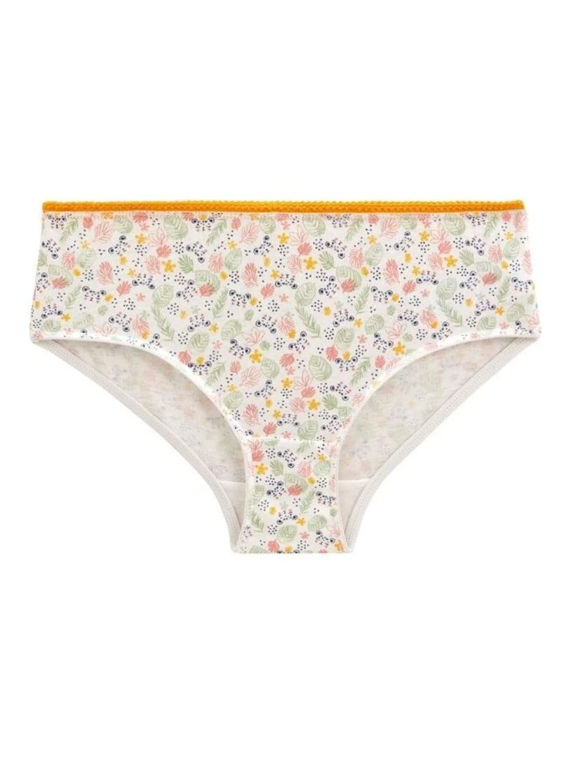 Lot de 3 culottes fille Vijungle   Jaune