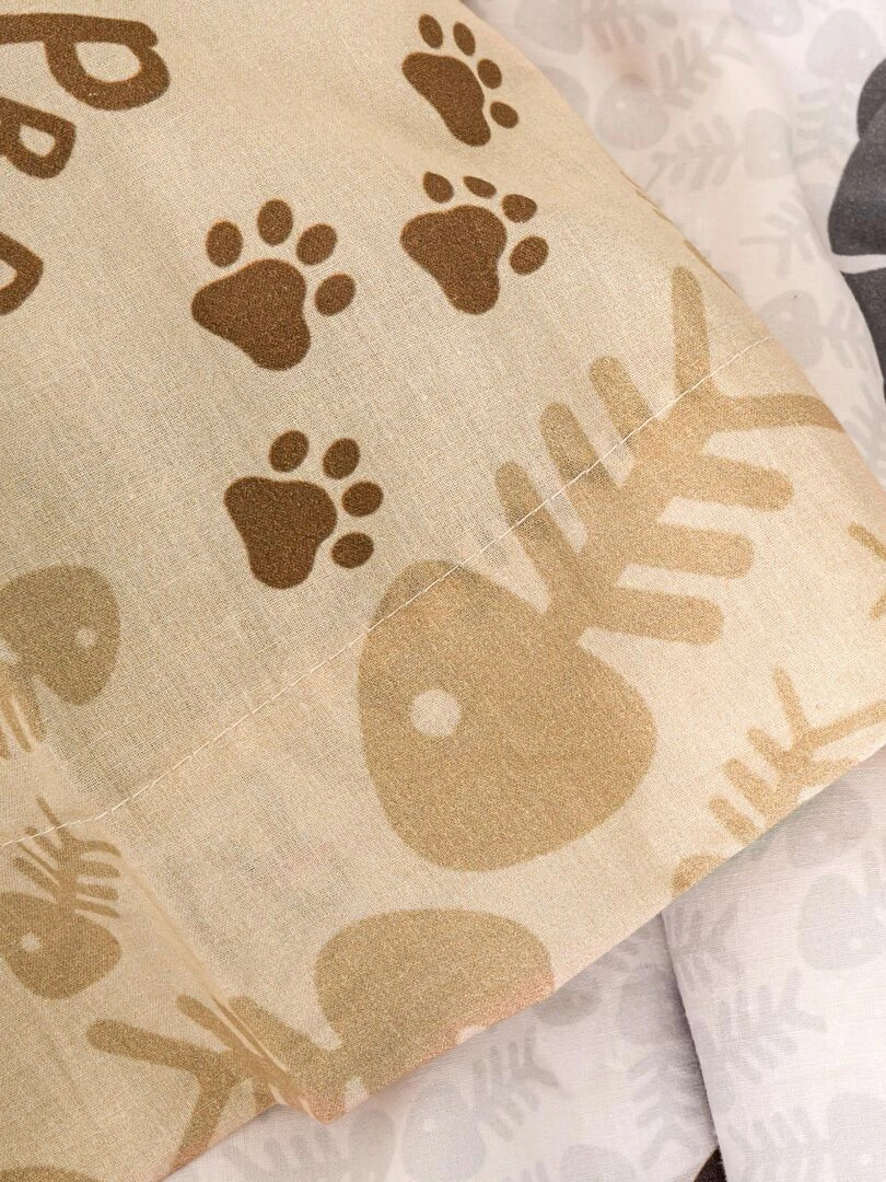 Taie d'oreiller Cats "Happyfriday"   Blanc