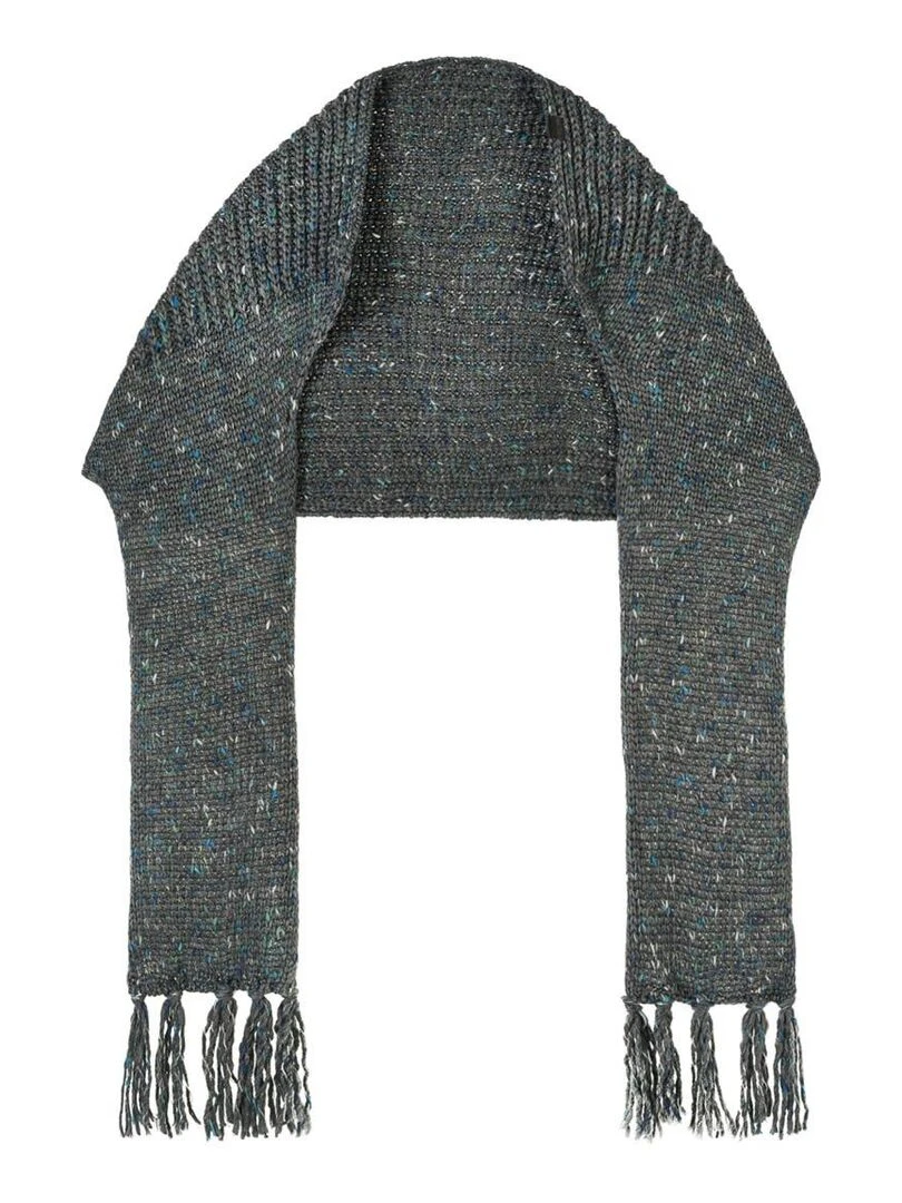 Ensemble Echarpe Bonnet Cabra   Made in UE   Gris foncé