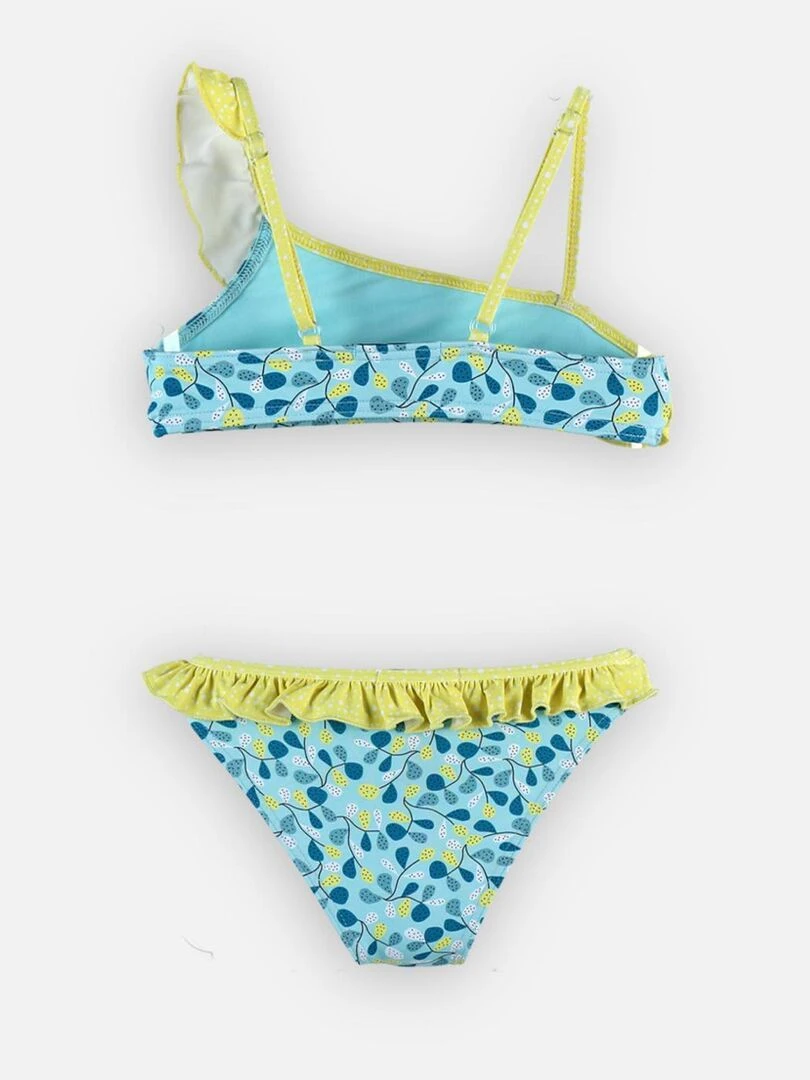 Bikini à imprimés  aqua/citron   Archimède   Bleu