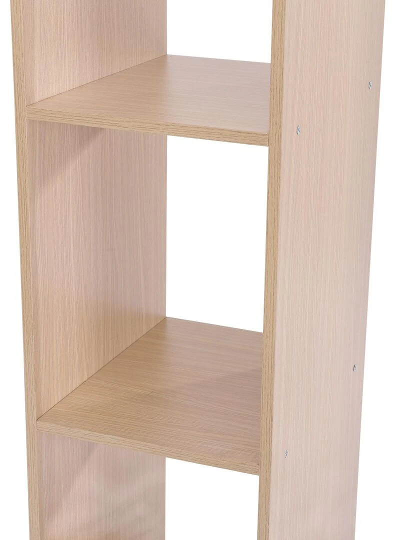 Armoire penderie de rangement bois   Beige
