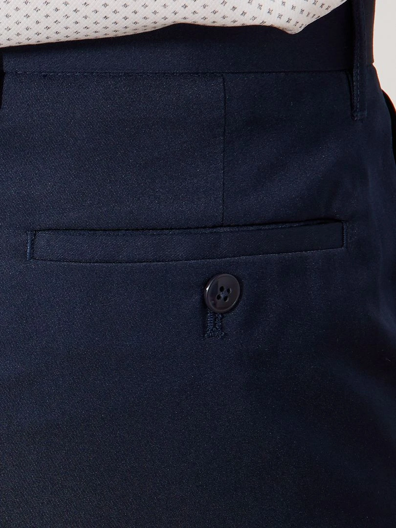 Pantalon de costume slim   Bleu marine